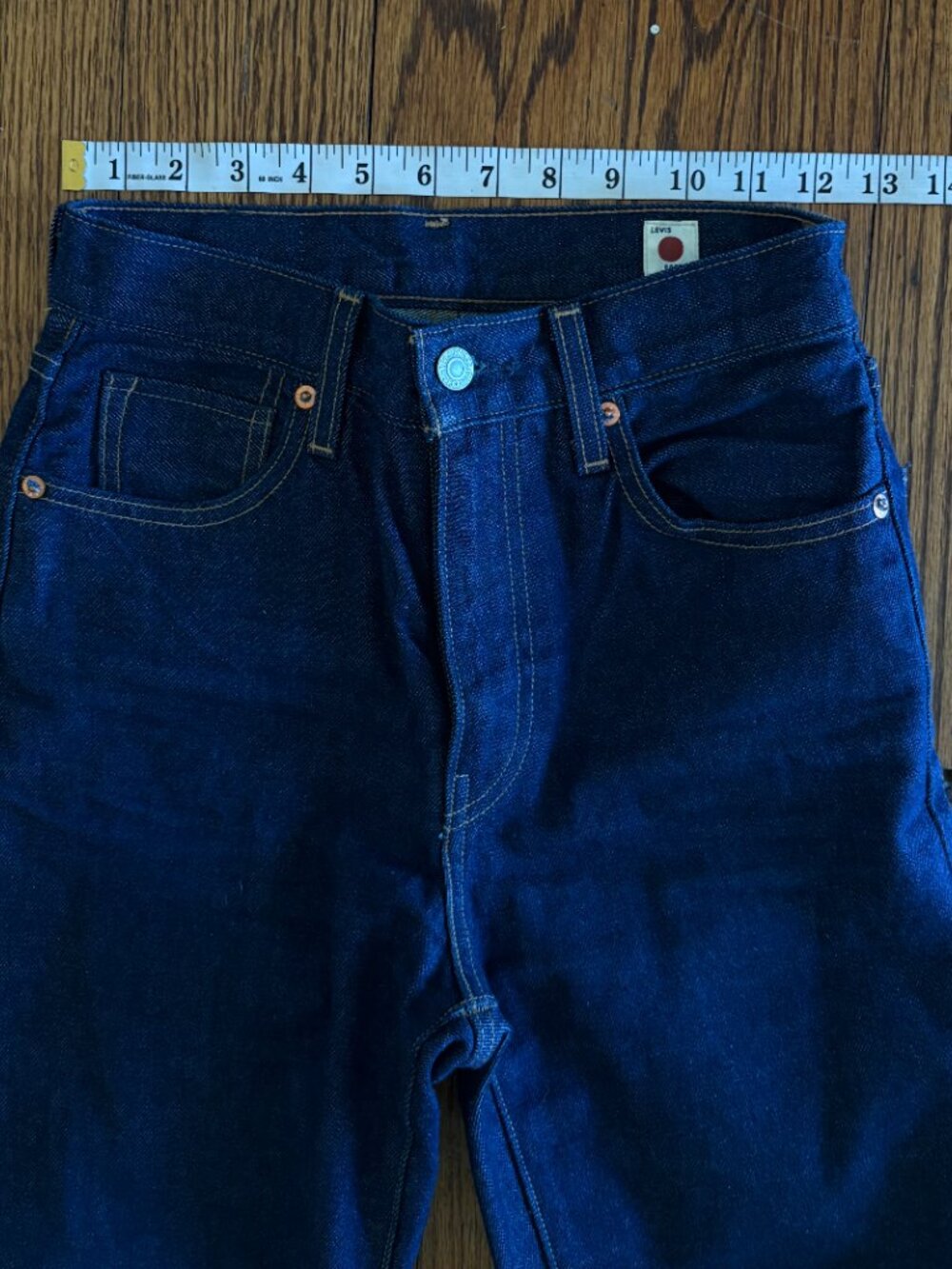 Levi's Women's Navy and Blue Jeans - Picture 3 of 8